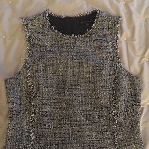 Banana Republic Blue Tone Tweed Dress